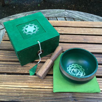 Handcrafted Tibetan Singing Bowls Gift Set - Meditation, Healing, Yoga