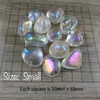 Angel | Rainbow Aura Quartz - 2 sizes to choose - Tumbled, Smooth, Polished - Aura Quartz - Angel Quartz - Reiki Healing