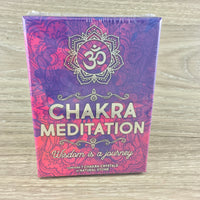Chakra Meditation Oracle Deck - Comes with 7 Stones