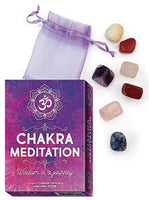 Chakra Meditation Oracle Deck - Comes with 7 Stones