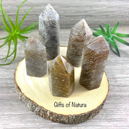 Small Aragonite Obelisks - Natural, Hand Polished - *Balance Energy Fields* - *Emotional Healing* - *Renewed Strength & Confidence*