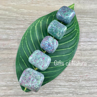 Ruby Kyanite Fuschite - Tumbled - Smooth, Chunky, Polished - *CALMING & PROTECTION* - *PASSION* - Reiki Healing