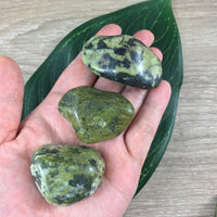 BIG Nephrite Jade / B.C. Jade - Natural, No Dyes, Tumbled, Polished - * HEALTH* - * ABUNDANCE * - Heart Chakra - Reiki Energy