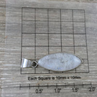 Rainbow Moonstone Pendant - Bonus Chain! - Silver Plated - *MYSTERY* - *SELF-DISCOVERY* - *Intuition* - Reiki Healing