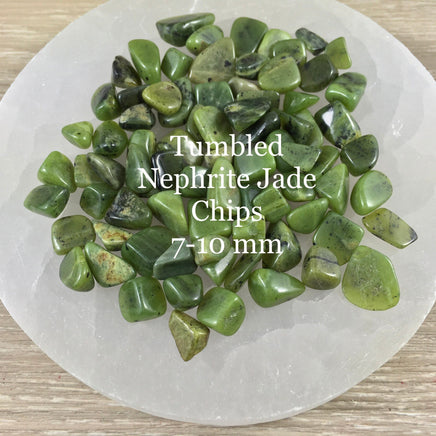 Gemstone Chips for Crystal Infuser - Water Bottle - Crafts - Green Calcite, Hematite, Nephrite Jade, Rose Quartz - Natural, No Dyes