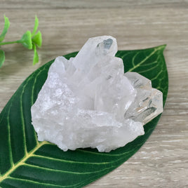 2" Clear Quartz Cluster on Matrix -Chunky - Lovely Points, Unpolished, Natural - *Stone of Light" - Reiki Energy