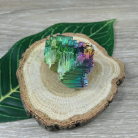 2" Bismuth Specimen (2.26 oz) -EXACT PIECE - Lab-Grown, High Purity - *Change Complex Thought*, "Team Cohesiveness", "Isolation"