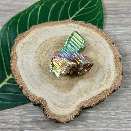 1.5" Bismuth Specimen (0.71 oz) -EXACT PIECE - Lab-Grown, High Purity - *Change Complex Thought*, "Team Cohesiveness", "Isolation"
