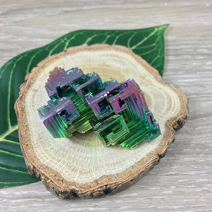 2" Bismuth Specimen (2.26 oz) -EXACT PIECE - Lab-Grown, High Purity - *Change Complex Thought*, "Team Cohesiveness", "Isolation"