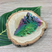 2" Bismuth Specimen (2.26 oz) -EXACT PIECE - Lab-Grown, High Purity - *Change Complex Thought*, "Team Cohesiveness", "Isolation"