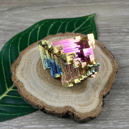 1.5" Bismuth Specimen (2.26 oz) -EXACT PIECE - Lab-Grown, High Purity - *Change Complex Thought*, "Team Cohesiveness", "Isolation"