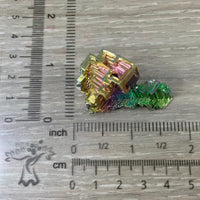 1.5" Bismuth Specimen (0.71 oz) -EXACT PIECE - Lab-Grown, High Purity - *Change Complex Thought*, "Team Cohesiveness", "Isolation"