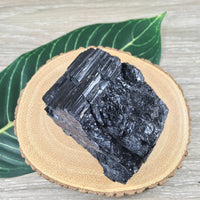 3" Black Tourmaline on Matrix - Rough, Raw, Natural, Unpolished - "Purification", "Protection" - Reiki Energy