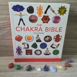 The Chakra Bible by Patricia Mercier with Charka Stones Option - Learn Chakras - Reiki Healing