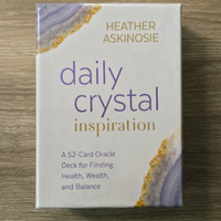 Daily Crystal Inspiration:  A 52 Card Oracle Deck for Finding Health, Wealth, and Balance by Heather Askinosie