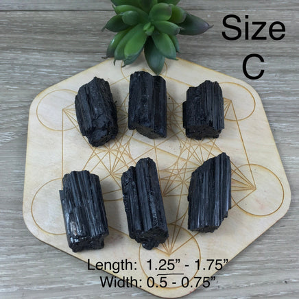 HIGH GRADE! Rough Black Tourmaline 7 sizes/styles - "Purification" - "Protection" - Reiki Energy