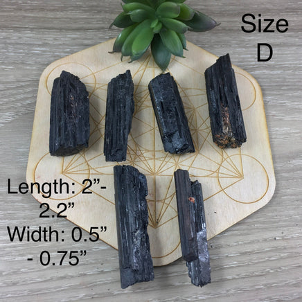 HIGH GRADE! Rough Black Tourmaline 7 sizes/styles - "Purification" - "Protection" - Reiki Energy