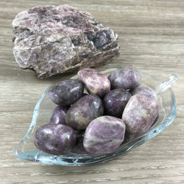Lepidolite (2 sizes to choose) - Tumbled, Smooth - Beautiful Shimmer - *Emotional Healing & Balance* - *Serenity* - *Stress Relief*
