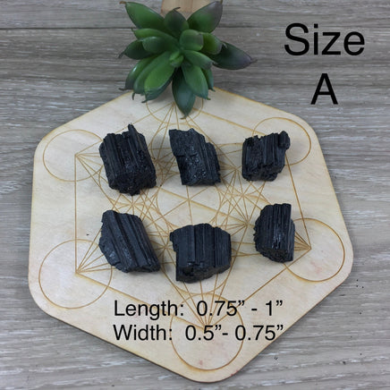 HIGH GRADE! Rough Black Tourmaline 7 sizes/styles - "Purification" - "Protection" - Reiki Energy