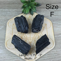 HIGH GRADE! Rough Black Tourmaline 7 sizes/styles - "Purification" - "Protection" - Reiki Energy