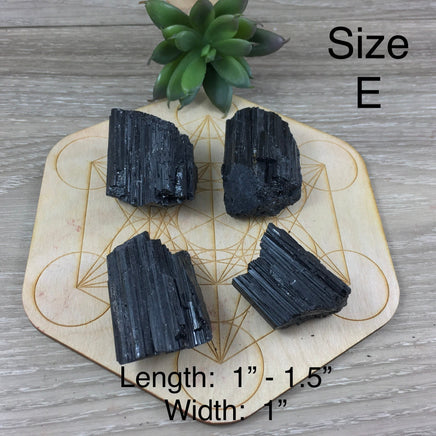 HIGH GRADE! Rough Black Tourmaline 7 sizes/styles - "Purification" - "Protection" - Reiki Energy