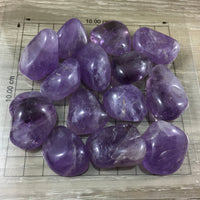 Brazilian Amethyst Tumbled Crystal - 2 sizes - *PROTECTION* - *PURIFICATION* - Reiki Healing