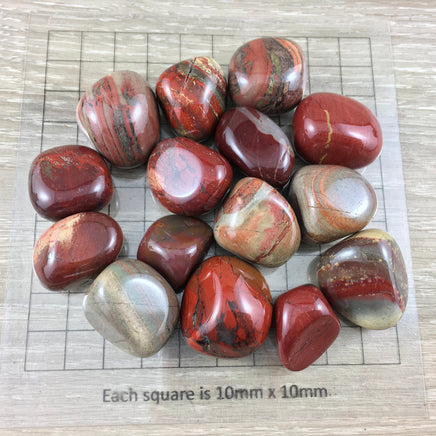 Rainbow Jasper | Fancy Jasper - Tumbled, Natural, No dyes - *GROUNDING* - *PERSEVERANCE* - *HEALING* - Root Chakra Crystal