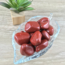 Red Japser - Tumbled, No Dyes, Natural - 0.75" - 1" - *Physical Strength* - *Stabilize Energy* - *Vitality* - Root Chakra Crystal