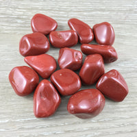 Red Japser - Tumbled, No Dyes, Natural - 0.75" - 1" - *Physical Strength* - *Stabilize Energy* - *Vitality* - Root Chakra Crystal