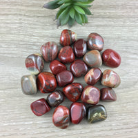 Rainbow Jasper | Fancy Jasper - Tumbled, Natural, No dyes - *GROUNDING* - *PERSEVERANCE* - *HEALING* - Root Chakra Crystal