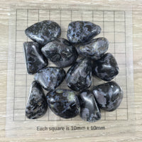 Mystical Merlinite | Indigro Gabbro - Tumbled, Smooth -  - *INTUITION * - *MYSTICISM* - *MAGIC* - Reiki Healing