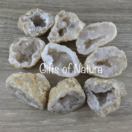 Agate Geodes - Natural, No Dyes, Polished One Side - Gift from Nature - One of a Kind - *Abundance* - *Luck* - *Balance* - Reiki Energy