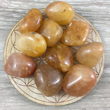 Golden Azeztulite (Rosophia) - Polished, Smooth, PREMIUM GRADE - Excellent Healing Stone - *Stones of Guidance & Insight* - Solar Plexus