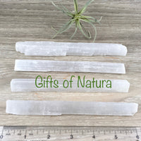 Selenite Wand - 2 sizes - Unpolished, Raw - *SPIRIT GUIDES & ANGELS*, *Communication with Higher Self*, *Spiritual Activation*