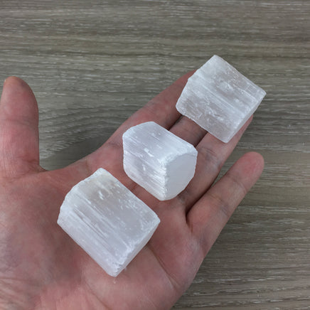 Selenite - Rough, Unpolished, Raw - *SPIRIT GUIDES & ANGELS*, *Communication with Higher Self*, *Spiritual Activation*
