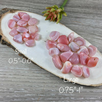 Apricot Lace Agate - Tumbled, Natural, No Dyes - *Parent-Child Bond* - *Balance Yin & Yang* - Sacral Chakra - Reiki Healing