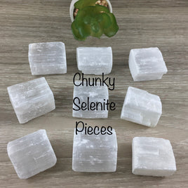 Selenite - Rough, Unpolished, Raw - *SPIRIT GUIDES & ANGELS*, *Communication with Higher Self*, *Spiritual Activation*