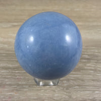 2" Natural Angelite Sphere - Smooth, Polished, SUPER CALMING - *Angelic Communication* - *SERENITY* - Throat Chakra - Reiki Healing