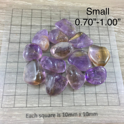 Ametrine Tumbled Crystal (Top Grade) - 2 sizes - *DECISIVENESS* - *MENTAL & SPIRITUAL Clarity*  - Reiki Energy