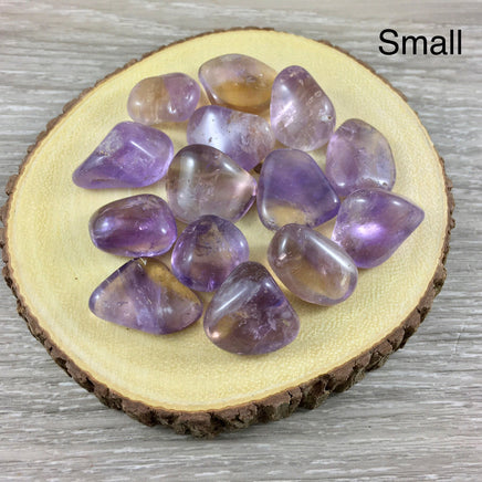 Ametrine Tumbled Crystal (Top Grade) - 2 sizes - *DECISIVENESS* - *MENTAL & SPIRITUAL Clarity*  - Reiki Energy