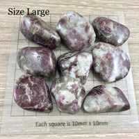 Tumbled Natural Pink Tourmaline - Smooth, Tumbled - From Madagascar - 2 sizes to choose - *LOVE" - "EMOTIONAL HEALING" - Heart Chakra