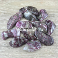 Tumbled Natural Pink Tourmaline - Smooth, Tumbled - From Madagascar - 2 sizes to choose - *LOVE" - "EMOTIONAL HEALING" - Heart Chakra