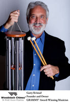 Zenergy Chime - SOLO - Originally Musically Tuned Windchime - Comes with Mallet & Box - Zen, Meditation, Healing Gift