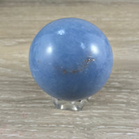 2" Natural Angelite Sphere - Smooth, Polished, SUPER CALMING - *Angelic Communication* - *SERENITY* - Throat Chakra - Reiki Healing