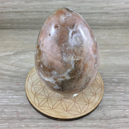 STUNNING!  3.25" Handcarved Agate Druzy Egg with Druzy - SPARKLING CRYSTALS -Expert Craftsmanship