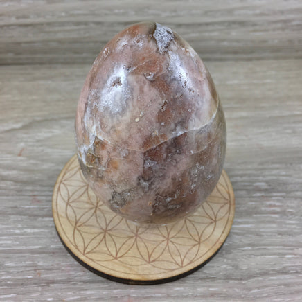 STUNNING!  3.25" Handcarved Agate Druzy Egg with Druzy - SPARKLING CRYSTALS -Expert Craftsmanship