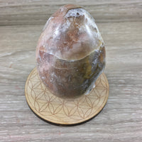 STUNNING!  3.25" Handcarved Agate Druzy Egg with Druzy - SPARKLING CRYSTALS -Expert Craftsmanship