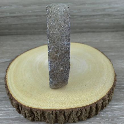 Agate Geode Stand -  Lovely Brown Gray Bands!  Semi-Polished - Nice Shape!  *Reiki Energy*