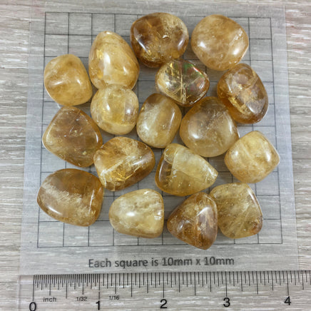 Honey Calcite Tumbled Stones - Polished, Smooth, Beautiful Inclusions - *RELAXATION* - *Enhance Meditation* - *Stimulates Will*