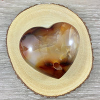 BIG Carnelian Heart - 2.5" Length - Smooth, Polished, Expert Craftsmanship - *COURAGE* - *CONFIDENCE* - Reiki Energy